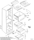 Схема №1 ERB3451 с изображением Лоток (форма) для холодильной камеры Electrolux 2426280018